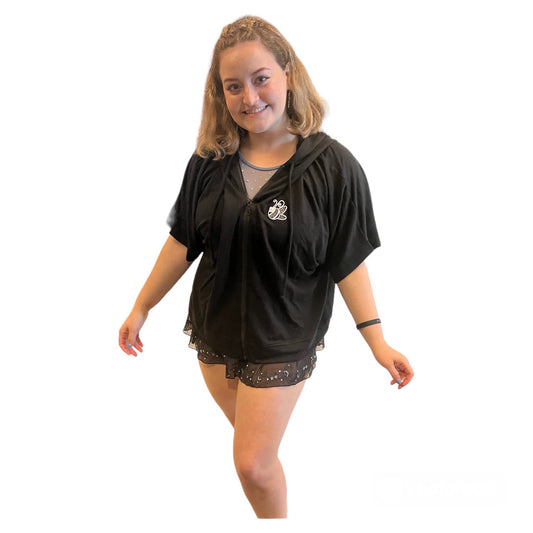 BeeFit Half Sleeve Zip Hoodie