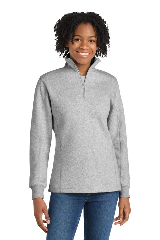 LST253- Ladies 1/4 Zip Sweatshirt