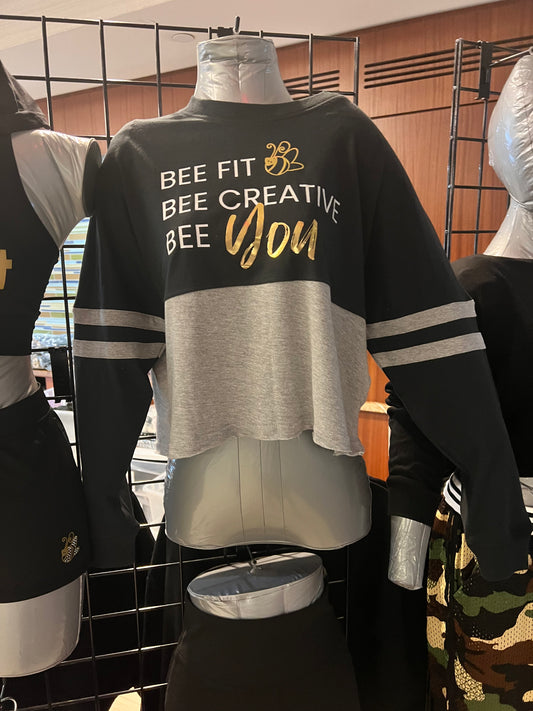 Bee Fit Bee Creative Bee You Long Sleeve Crop