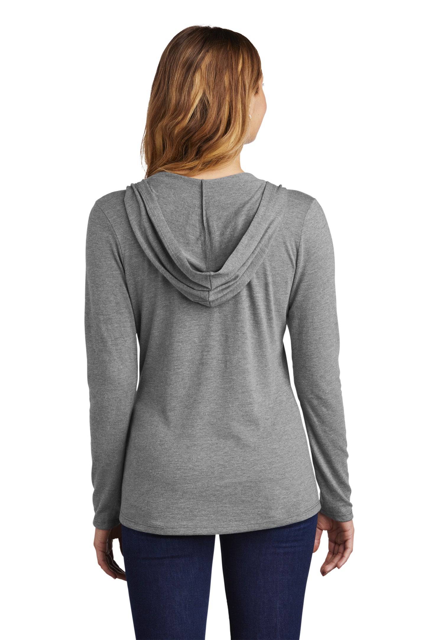 Pole Con Long Sleeve Hooded Tee-Purple Glitter