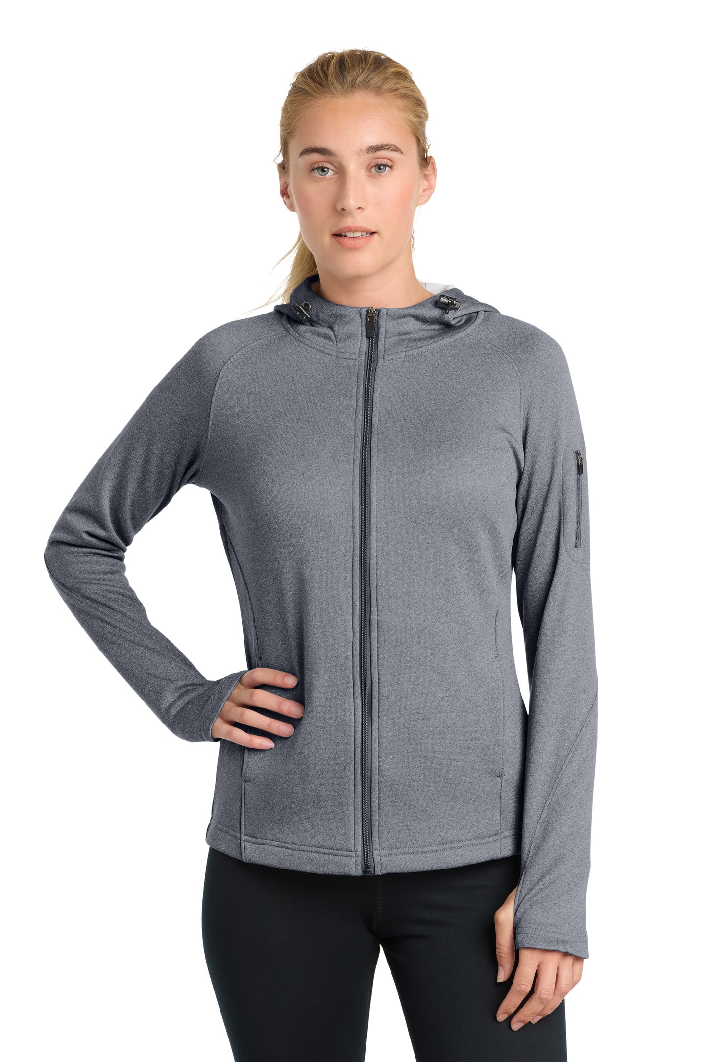 L248- Sport-TekFull Zip Hooded Jacket