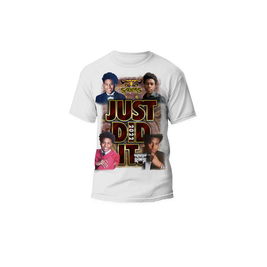 White T-Shirt W/ Design