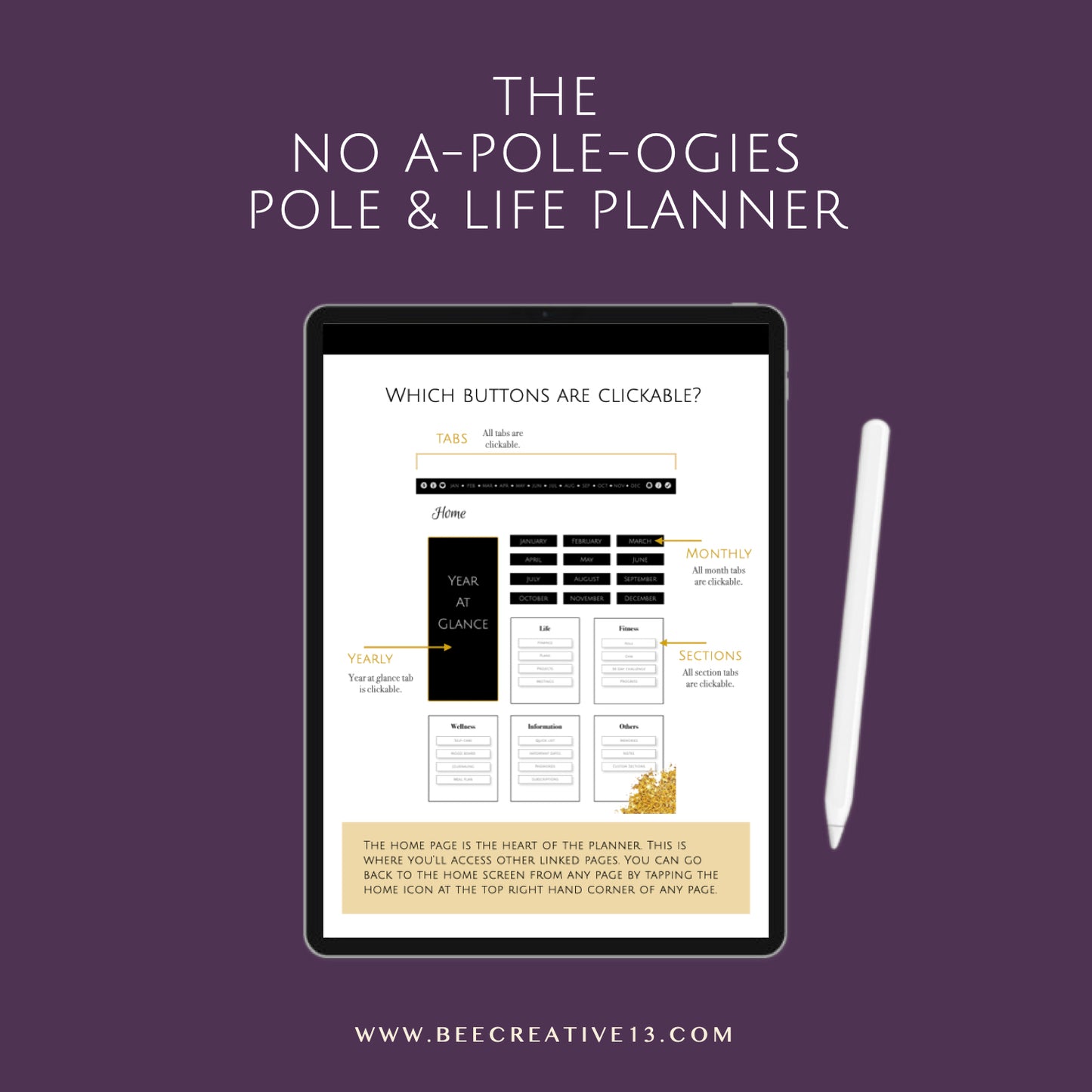 THE NO A-POLE-OGIES POLE & LIFE PLANNER