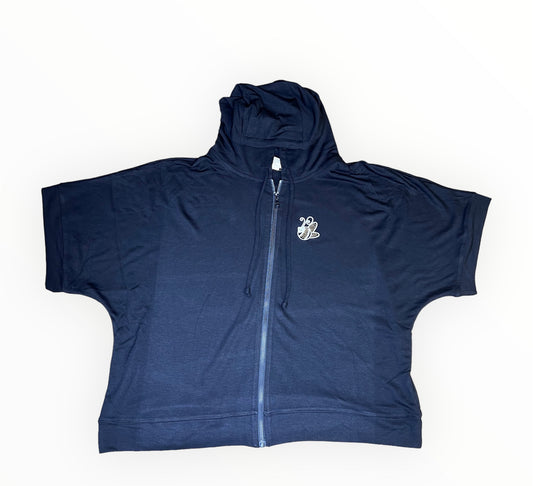 BeeFit Half Sleeve Zip Hoodie